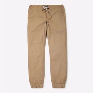 Mid rise Boys khaki joggers
